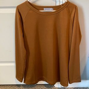 Oversized Light Brown Crewneck